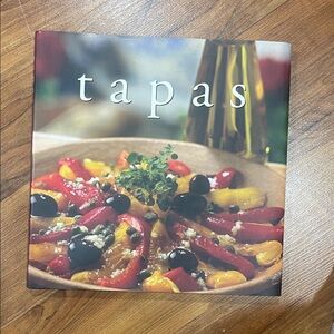 Tapas Cookbook with Colorful Cover